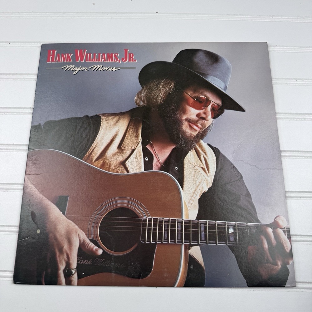 Major Moves Hank Williams Jr 1984 Vintage Vinyl Record Album LP